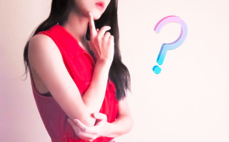 悩む女性①